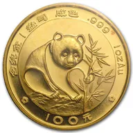 1 Unze Goldmünze China Panda 1988