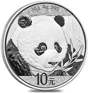 30 Gramm Silbermünze China Panda 2018
