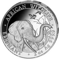 2 Unzen Silbermünze Somalia Elefant 2018