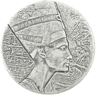 5 Unzen Silbermünze Republic of Tschad Queen Nofretete 2017