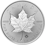 1 Unze Silbermünze Maple Leaf Incuse 2018
