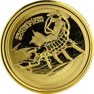 1 Unze Goldmünze Republic of Tschad Scorpion "Deathstalker" 2017