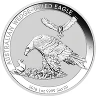 1 Unze Silbermünze Australien Wedge Tailed Eagle 2018