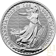 1 Unze Platinmünze Britannia 2022