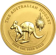 1 Unze Goldmünze Australien Känguru 2005
