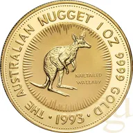 1 Unze Goldmünze Australien Känguru 1993