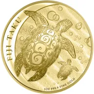 1 Unze Goldmünze Fiji Taku Schildkröte 2013