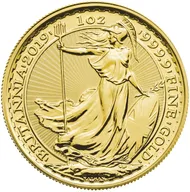 1 Unze Goldmünze Britannia 2019