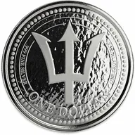 1 Unze Silbermünze Barbados Trident 2018