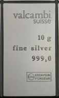 10 Gramm Silberbarren Valcambi