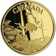 1 Unze Goldmünze EC8 Grenada - Diving Paradise 2018