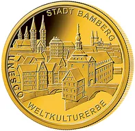 1/2 Unze Goldmünze - 100 Euro Bamberg 2004 (A)