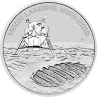 1 Unze Silbermünze Australien Apollo 11 - 50 Jahre Mondlandung 2019