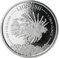 1 Unze Silbermünze Barbados Feuerfisch 2019