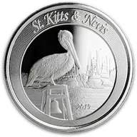 1 Unze Silbermünze EC8 St. Kitts & Nevis - Pelikan 2019