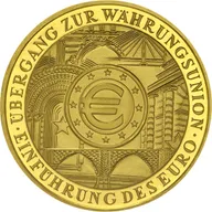 200 Euro Goldmünze 2002 Deutschland Währungsunion - Euro Einfuehrung (A)