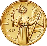 1 Unze Goldmünze American Liberty 2015 High Relief