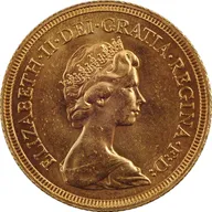 1 Pfund Goldmünze Sovereign Elisabeth Diadem