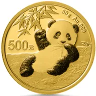 30 Gramm Goldmünze China Panda 2020