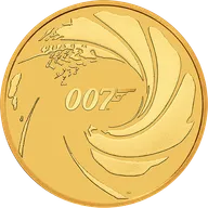 1 Unze Goldmünze Perth Mint Tuvalu James Bond 007 - 2020