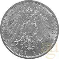 2 Mark Silbermünze Kaiserreich verschiedene