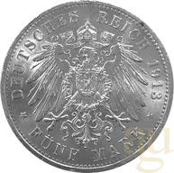 5 Mark Silbermünze Kaiserreich verschiedene