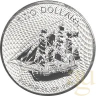 2 Unzen Silbermünze Cook Islands Bounty 2020