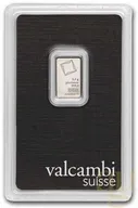2,5 Gramm Platinbarren Valcambi
