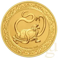 1 Unze Goldmünze Niue Celestial Animals - The Black Turtle 2021