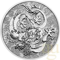 1 Unze Silbermünze Australien Drache 2021