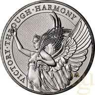 1 Unze Platinmünze St. Helena - The Queen´s Virtues - Victory 2021