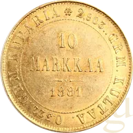 10 Markkaa Goldmünze Finnland