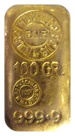 100 Gramm Goldbarren Rothschild ohne Gegenstempel