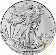 1 Unze Silbermünze American Eagle 2024