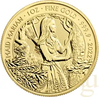 1 Unze Goldmünze Myths and Legends - Maid Marian 2022