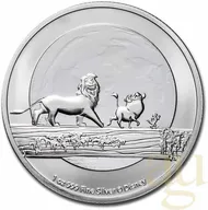 1 Unze Silbermünze Disney - König der Löwen - Hakuna Matata 2021