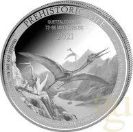 1 Unze Silbermünze Prehistoric Life - Quetzalcoatlus 2021