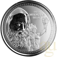 1 Unze Silbermünze Gibraltar Perseus mit dem Kopf der Medusa 2021