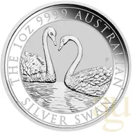 1 Unze Silbermünze Australien Schwan 2022