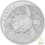 1 Unze Silbermünze Niue Schildkröte 2022