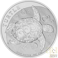 5 Unze Silbermünze Niue Schildkröte 2022