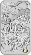 1 Unze Silbermünze Perth Mint Rectangular Dragon 2022