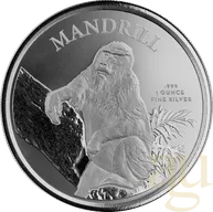 1 Unze Silbermünze Kamerun Mandrill 2021