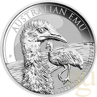 1 Unze Silbermünze Australien Emu 2022