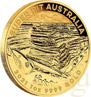 1 Unze Goldmünze Australien Super Pit 2021