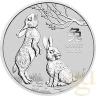 10 Kilogramm Silbermünze Australien Lunar III Hase 2023