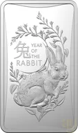 1/2 Unze Silber Australien RAM Lunar Hase Rectangular 2023