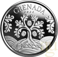 1 Unze Silbermünze EC8 Grenada - Nutmeg Tree 2022