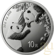 30 Gramm Silbermünze China Panda 2023