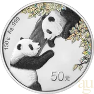 150 Gramm Silbermünze China Panda 2023 proof